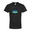 Unisex Poly-Rich V-Neck T-Shirt Thumbnail