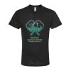 Unisex Poly-Rich V-Neck T-Shirt Thumbnail