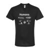 Unisex Poly-Rich V-Neck T-Shirt Thumbnail